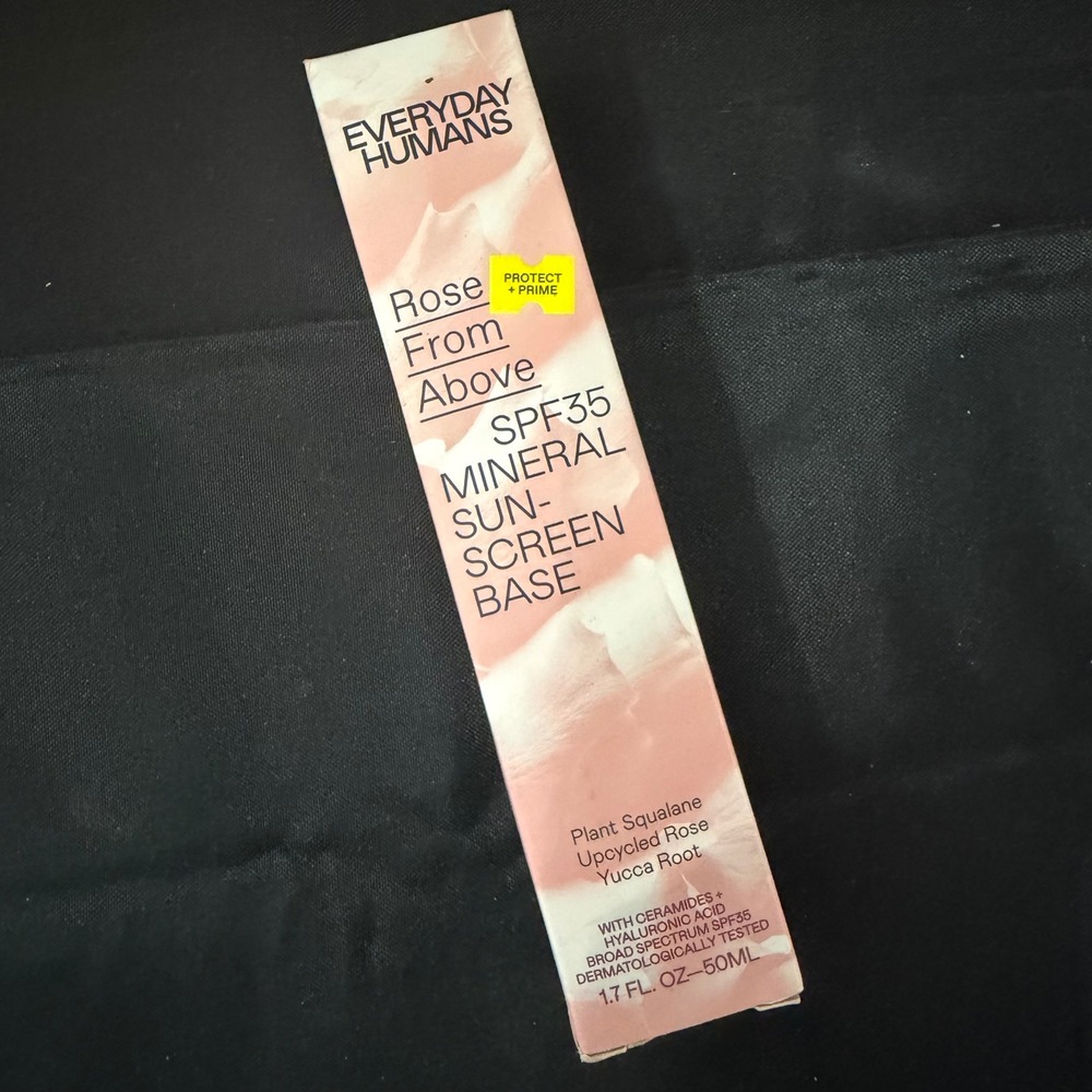 Everyday Humans Rose From Above SPF35 Mineral Sunscreen Base 1.7oz 50ml New